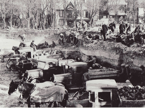 Civic Auditorium Construction (ca. 1930)